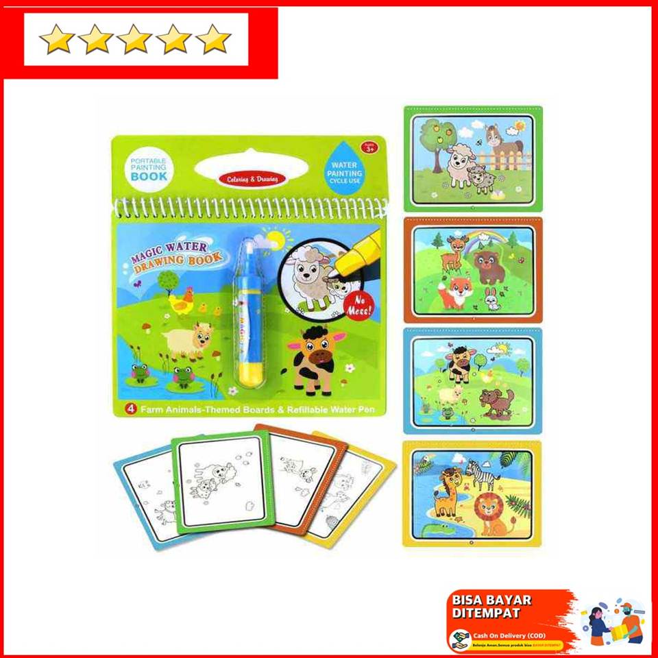 

Buku Mewarnai Cat Air Anak