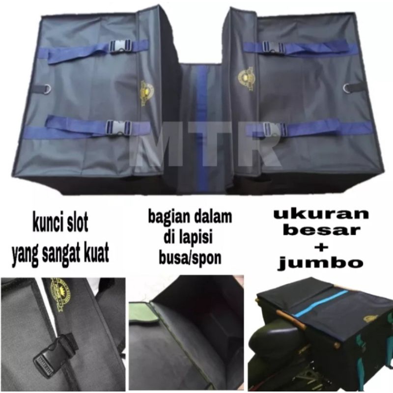 TAS OBROK MOTOR JUMBO, MURAH MERIAH BERKUALITAS,BAHAN ORIGINAL,ANTI AIR