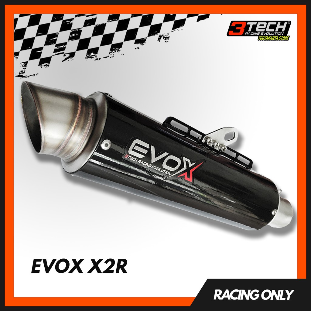 Knalpot EVOX X2R Fullsystem by 3Tech Racing Evolution