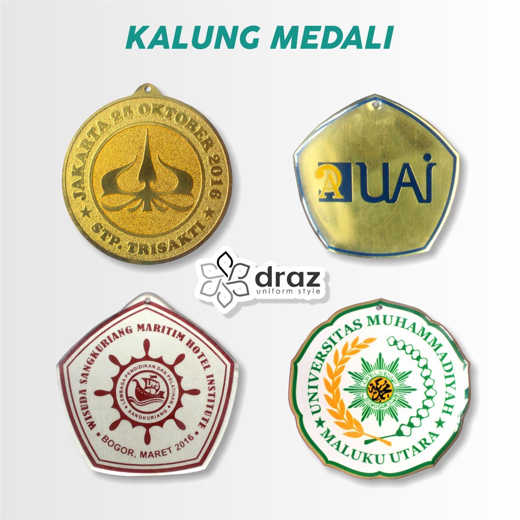 Medali Custom, Medali Wisuda, Kalung Medali Wisuda, Medali Piala, Souvenir Medali, Gordon Pre Order 