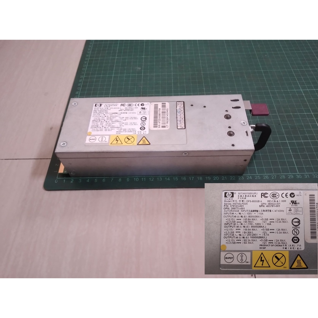 Power Supply switching DPS-800GB 1000w Hewlett Packard HSTNS-PD05