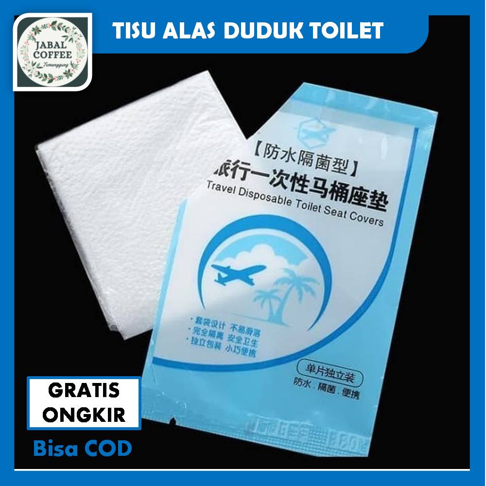 Travel Toilet Seat Cover Disposable / Alas Duduk Kloset / Alas Duduk Kloset Plastik J136