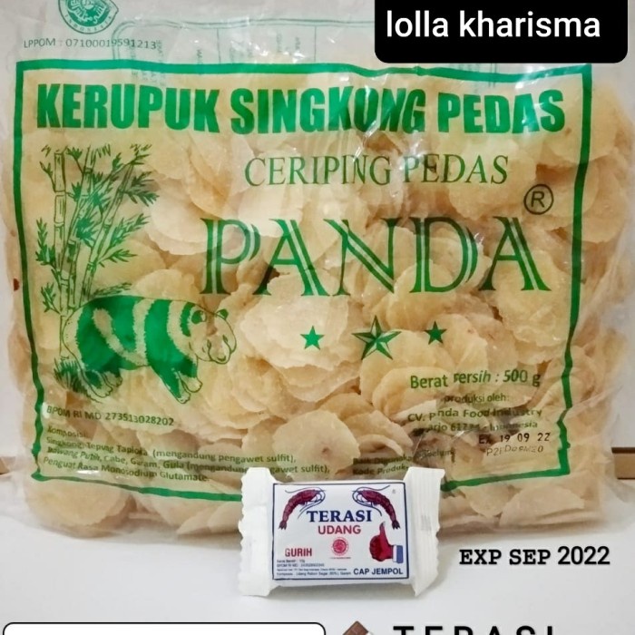 

PROMO Kerupuk Singkong pedas Ceriping Pedas 500gram