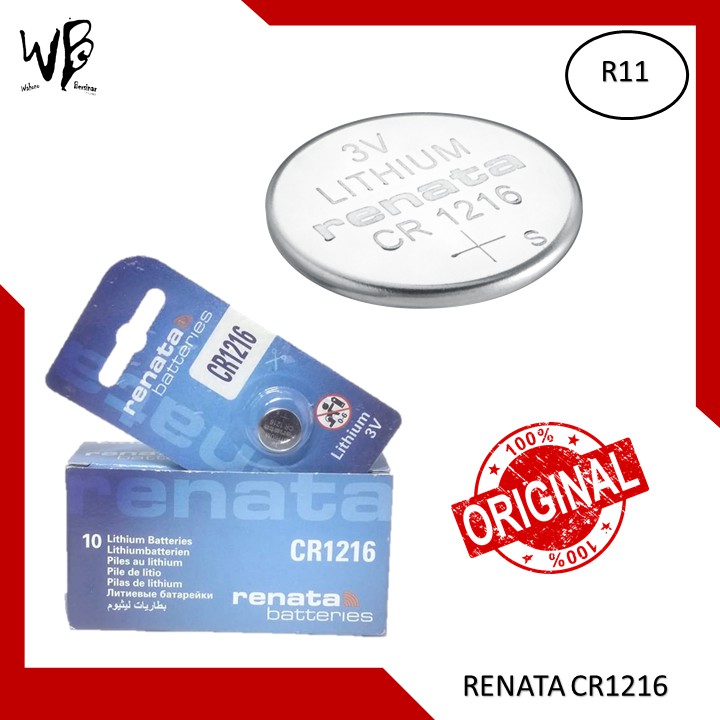 Baterai Renata CR1216 CR 1216 CR-1216