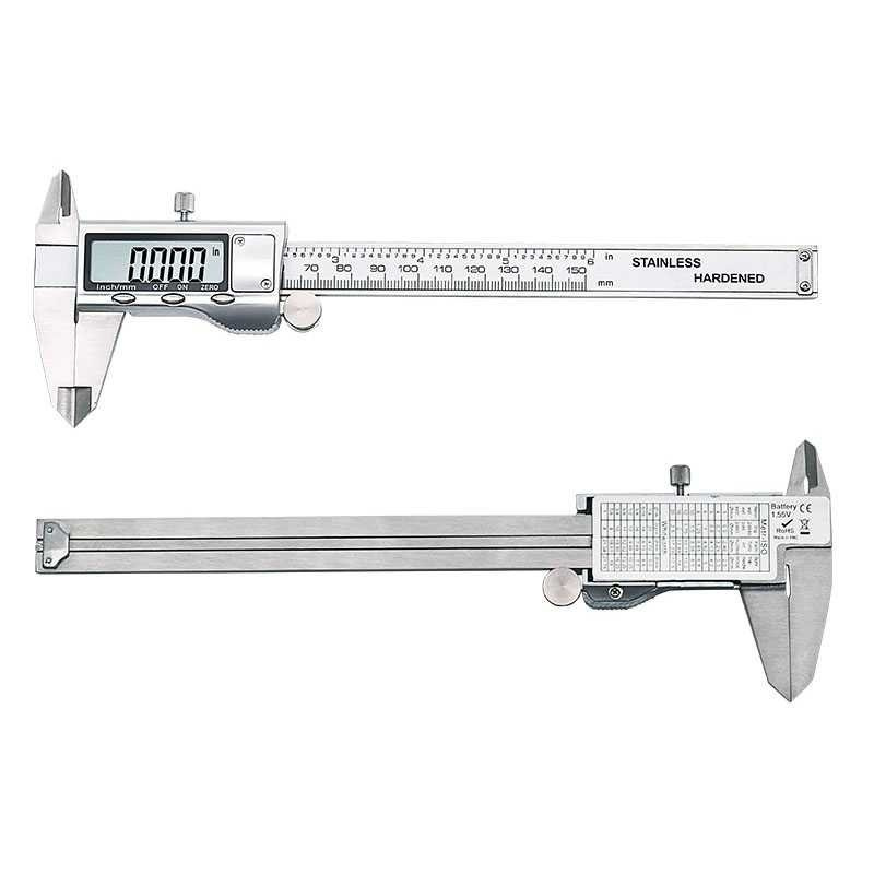 Jangka Sorong Digital LCD Vernier Caliper Silver