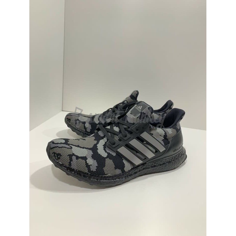 Termurah Adidas Ultraboost 4.0 Bape Camo Black Grey Original Pk