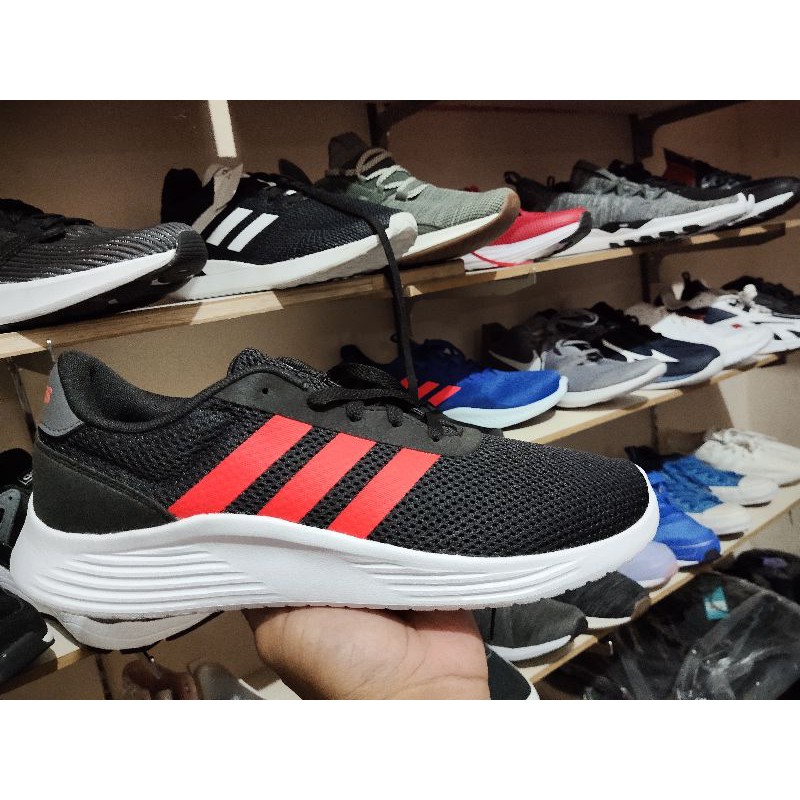 Adidas Running Lite Racer 2.0 Pria Hitam EG9831