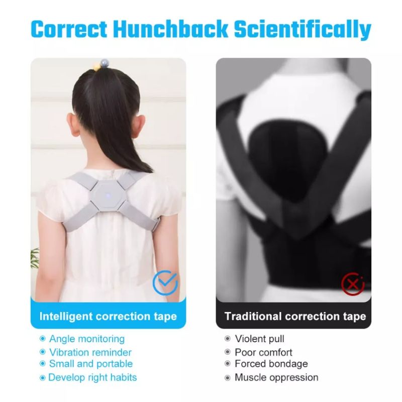 POSTURE CORRECTOR SMART BACK ELEKTRIK BERGETAR KETIKA POSTUR BUNGKUK PENEGAK POSTUR PUNGGUNG ELECTRIC