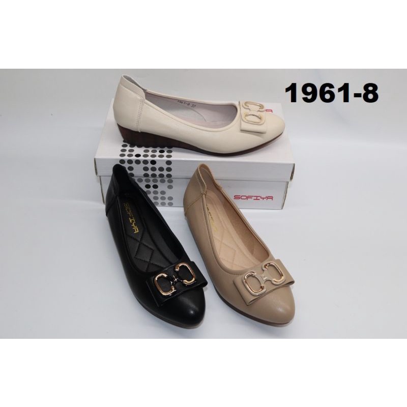 SEPATU KERJA WANITA SOFIYA WEDGES ORIGINAL 1961 8 100%