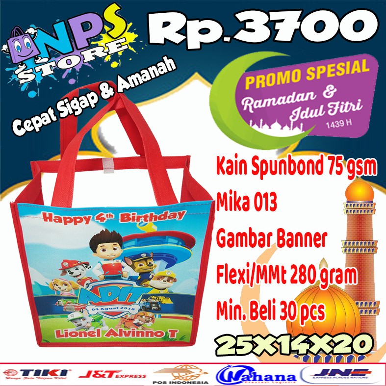 

tas ultah custom