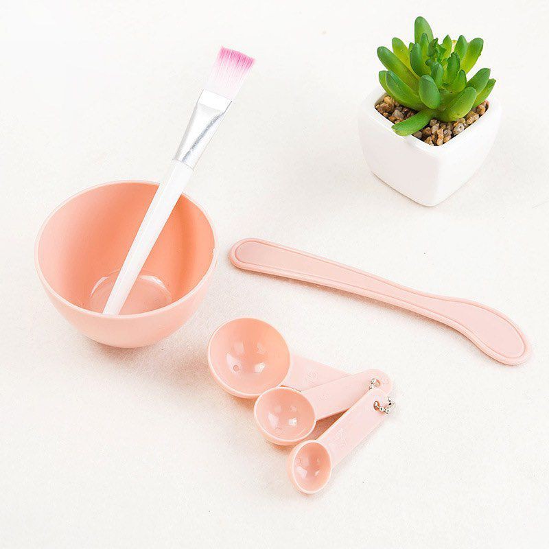 MANGKOK MASKER SET 4IN1 MANGKUK KUAS SPATULA SENDOK TAKAR