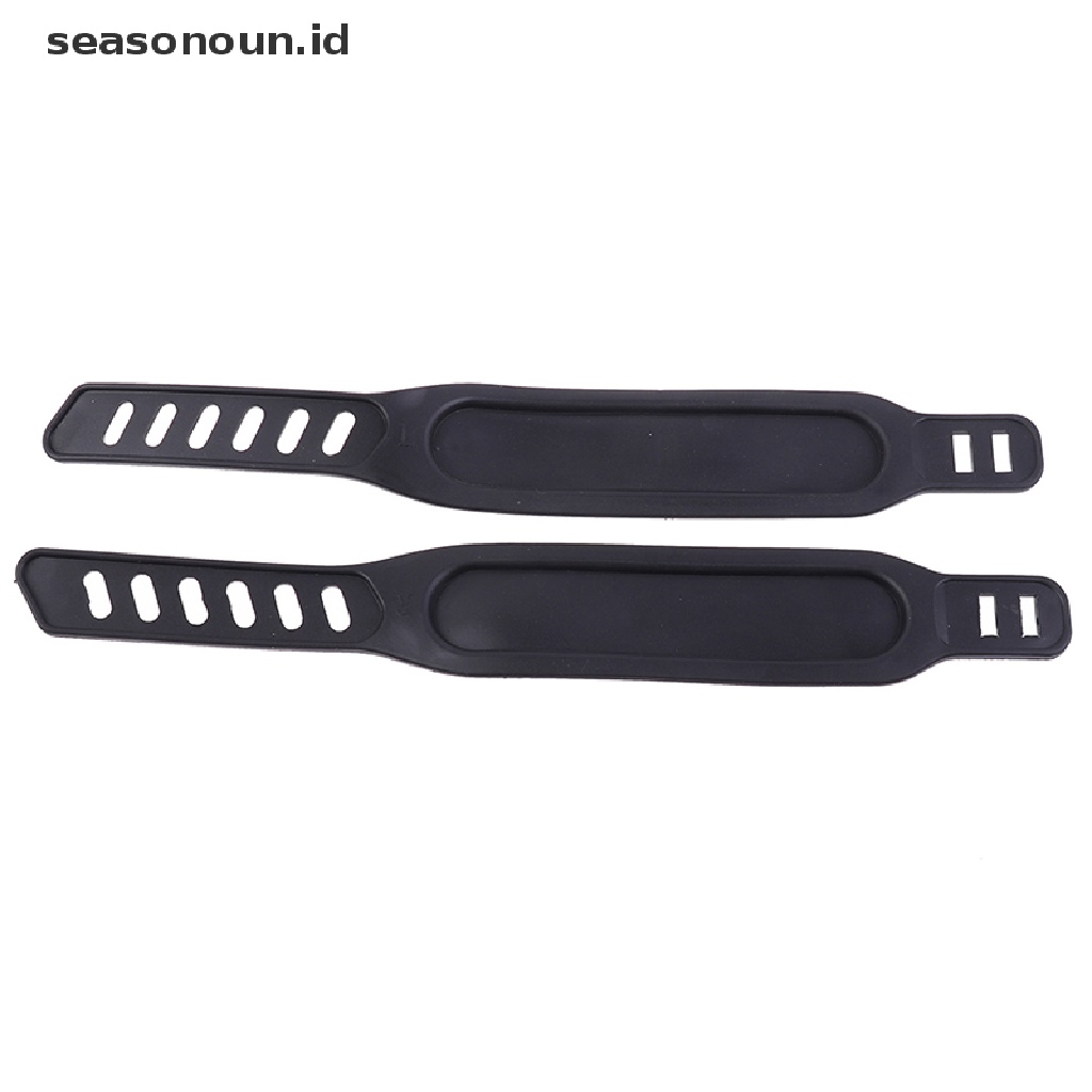 (seasonoun) 1 Pasang Strap Pedal Sepeda Untuk Fitness