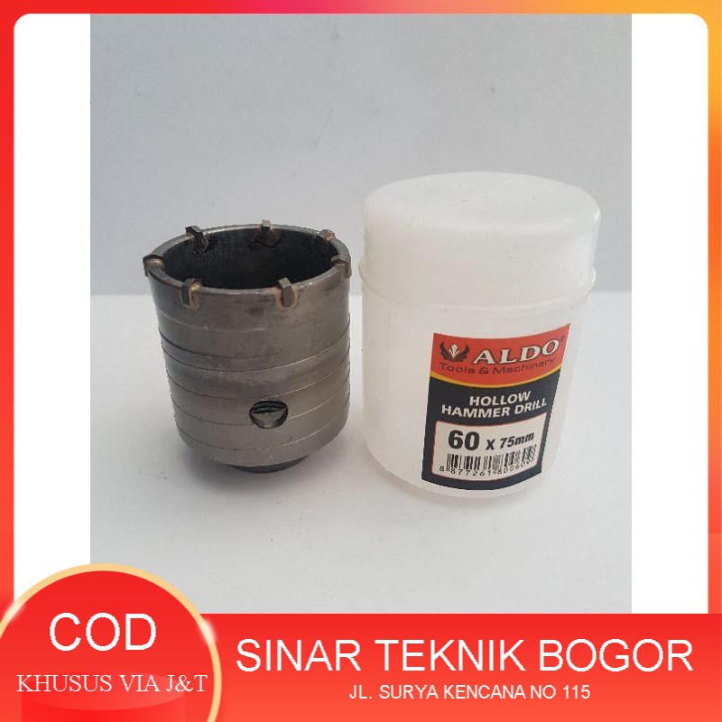 Aldo Hollow Core Drill Bit 60mm mata bor beton hole 60 mm