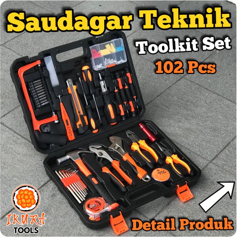 Hand Tool Set Tool Kit Set Toolkit Set 102 pcs Tool Set Toolset 102pcs