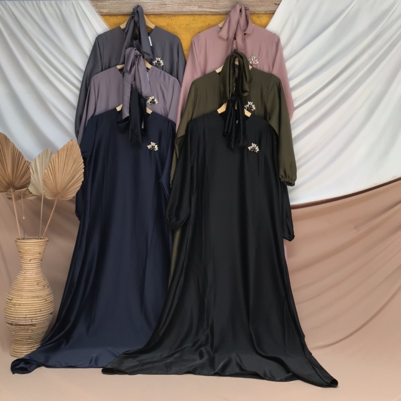 dress silk premium dress silk murah dress kondangan dress gamis kondangan gamis satin gamis silk