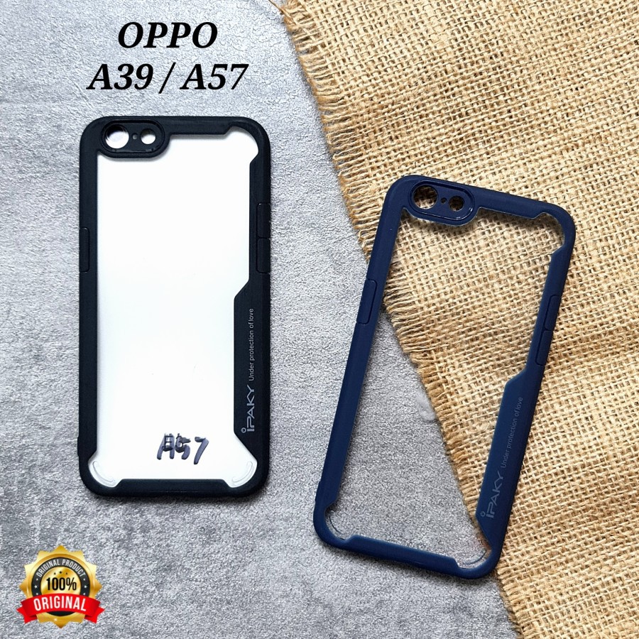 OPPO F5 F7 A57 A39 Hard Case Fusion Shockproof Clear Armor Bumper