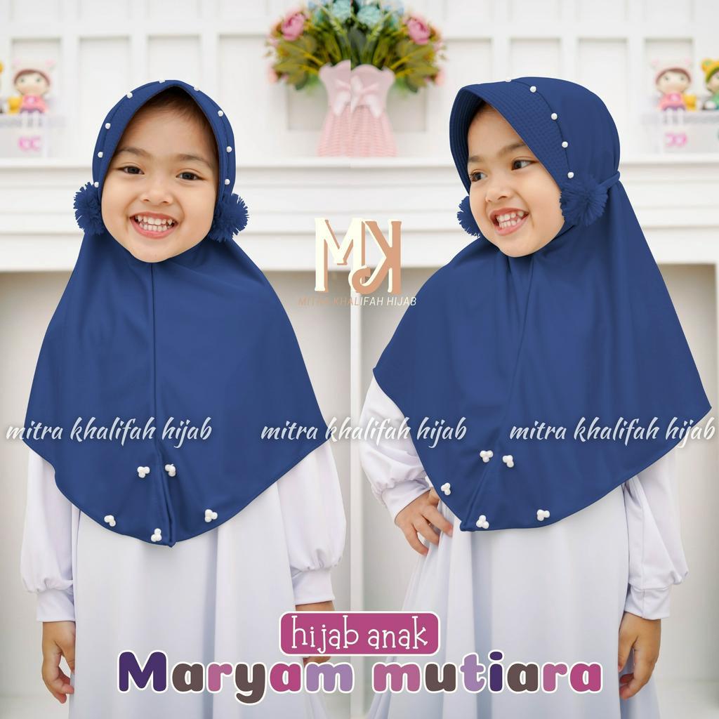 JILBAB ANAK MARYAM / HIJAB ANAK MARYAM MUTIARA BERGO ANAK MARYAM / Jilbab Anak Bergo MARYAM / HIJAB 