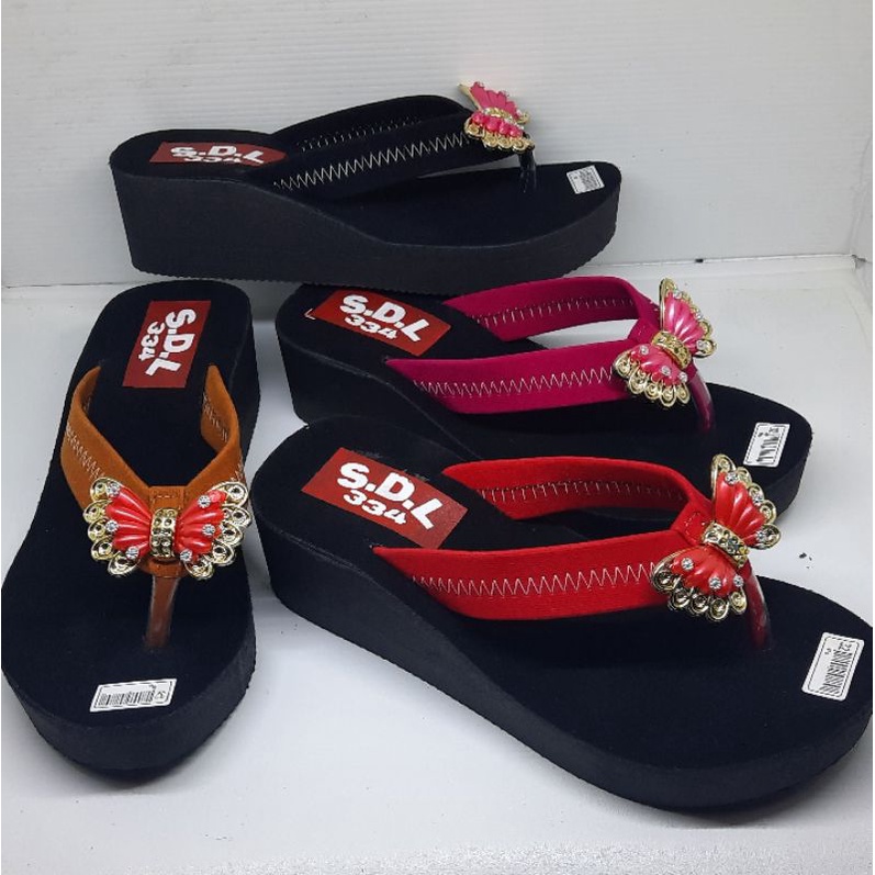 sandal anak pita kupu
