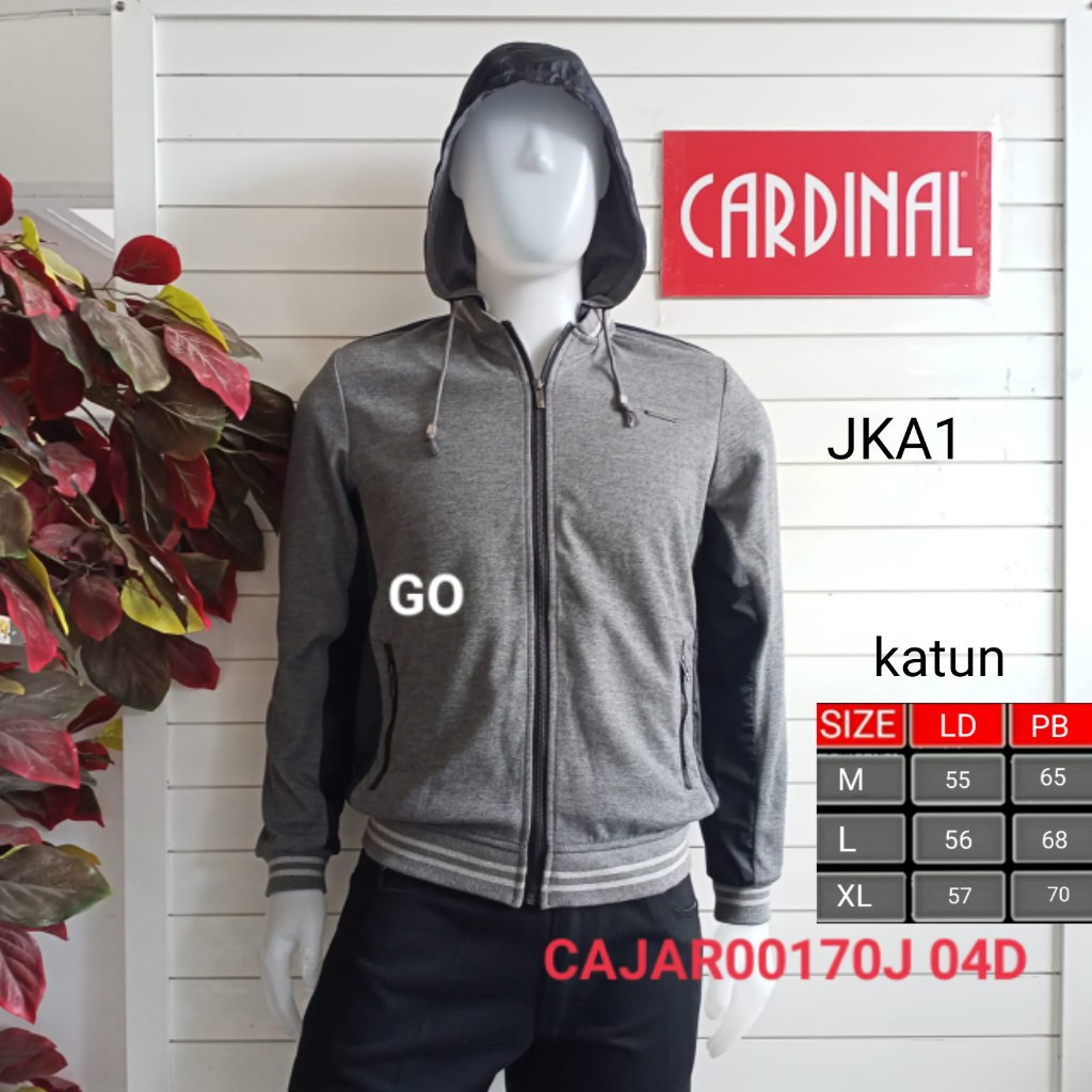 gos JKA CARDINAL JAKET KATUN Casual Cowok Jaket Pria Terbaru Cardinal Original 100%