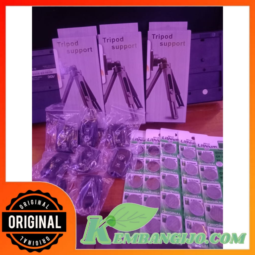 Paket Hemat Tripod Support Portable Hd 30 Mini Phone Level 4 Extendable Remote Bluetooth Kamera Hp A