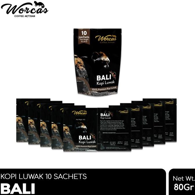 

WORCAS Kopi Luwak Bali Sachet (10pcs) -Diskon Besar