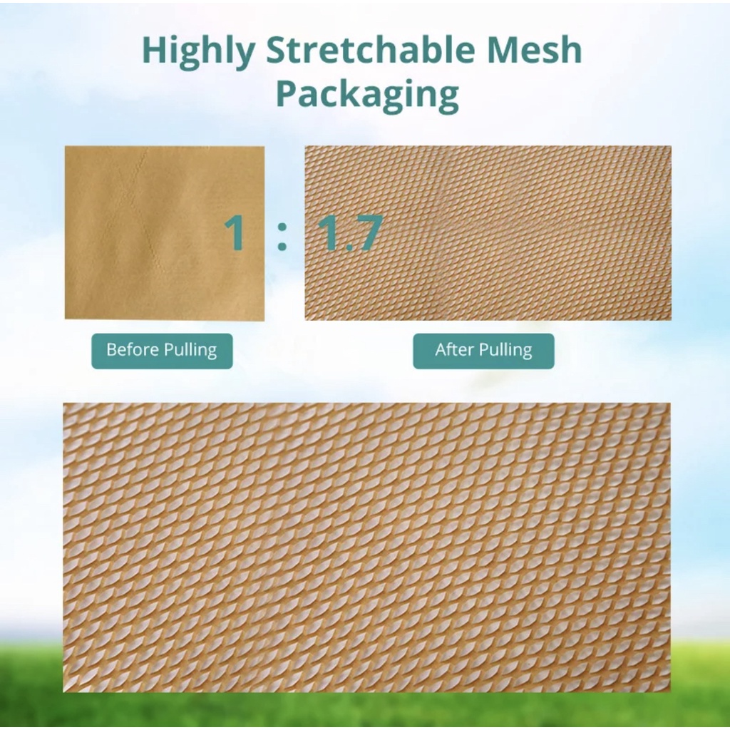 5 Meter 50cm Honeycomb Bubble Wrap Kertas eco friendly