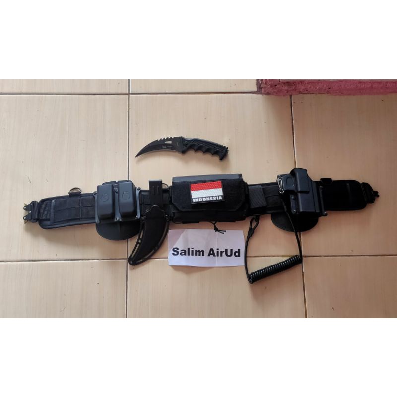 Kopel set tactical perwira - war belt - kopel Brimob