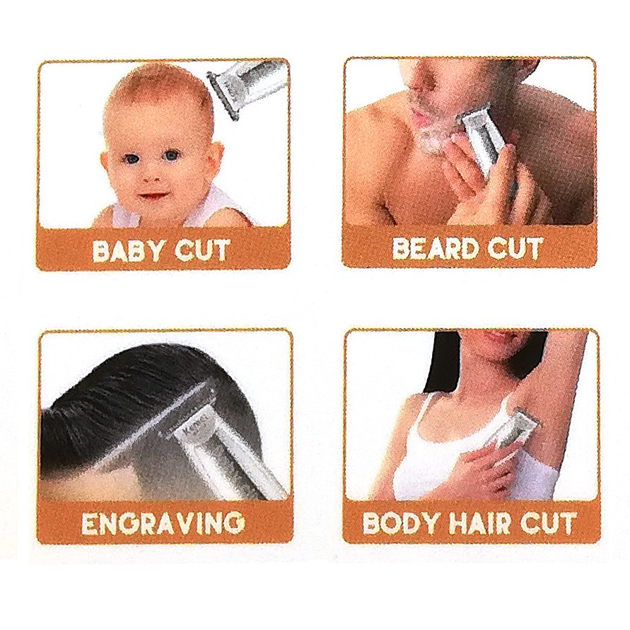 Kemei KM 1318 / KM 1319 Alat Cukur Rambut Bayi Elektrik Baby Shaver Trimmer