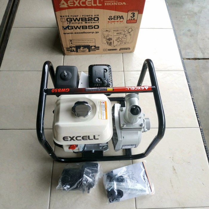 Mesin Water Pump Alkon Pompa Sedot Air Sawah 2" inch dim Honda Excell