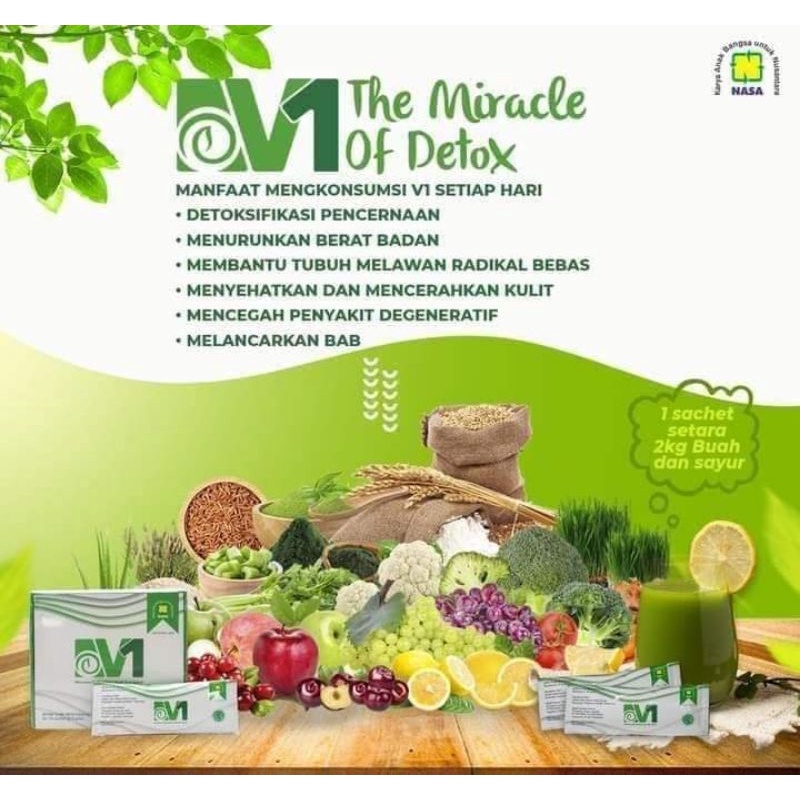 Bio V1 Nasa, Diet Herbal, Melancarkan BAB