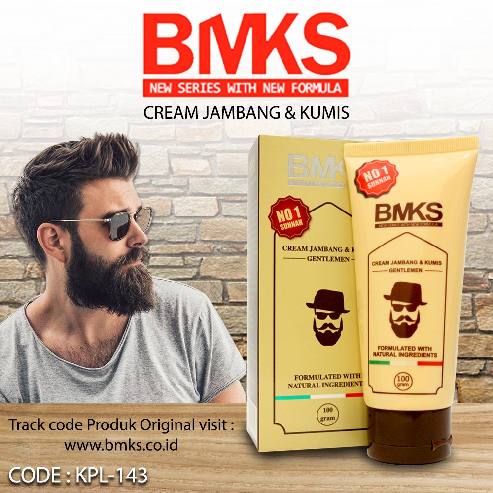 BMKS New Formula Gentlemen Krim Jambang (KPL-143)