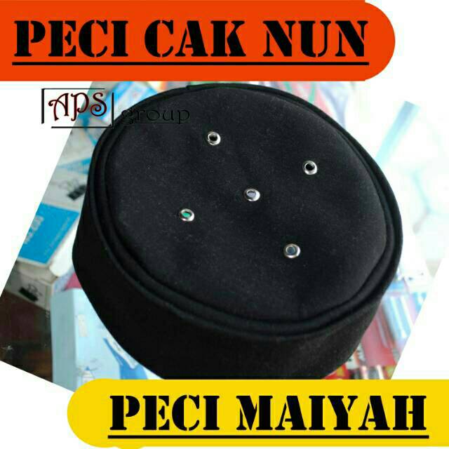 Peci Maiyah Hitam Polos Termurah Original