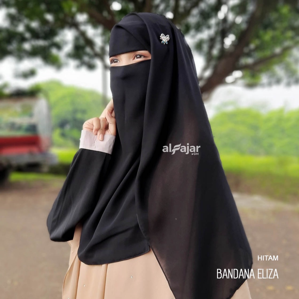 CADAR NIQOB BANDANA Dua Layer Sifon Ceruty Eliza by Alfajar