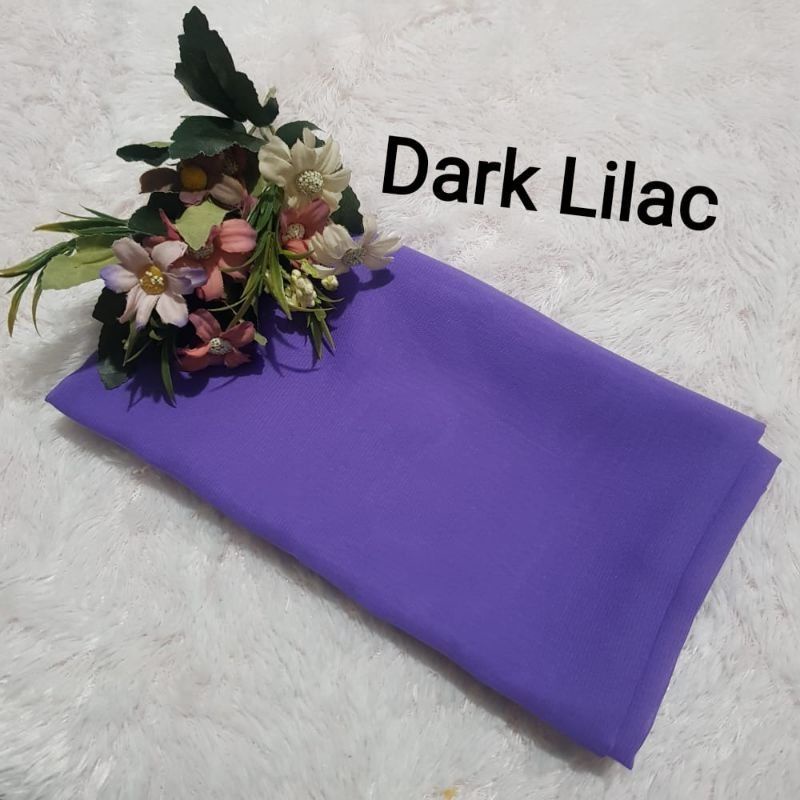 (TERMURAH) hijab Segiempat Bella Square Pollycotton premium-Dark lilac