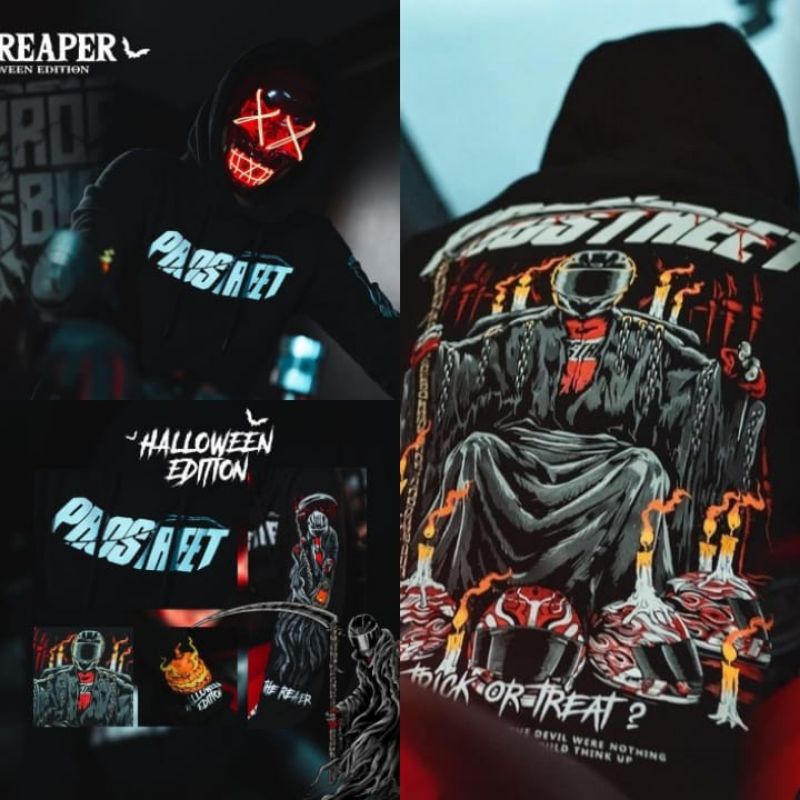 HOODIE JAKET PROSTREET HALLOWEEN / JAKET SUNMORI PRIA WANITA / JAKET PROSTREET HOODIE ORIGINAL