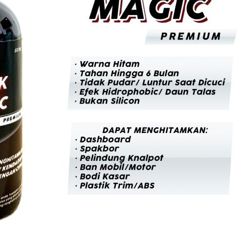 Penghitam Dasboard Plastik Body Motor Matic Permanen – Semir Motor - 30 ml