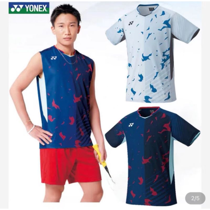 Baju Badminton Import YY Kaos Bulutangkis Import YY Seragam Bulutangkis Dewasa import Kaos Atasan Badminton Bulutangkis Printing Sublimasi