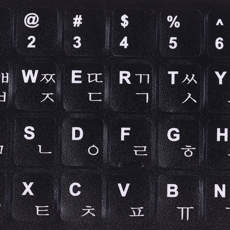 1pc Stiker Pelindung Keyboard Motif Print Gaya Korea