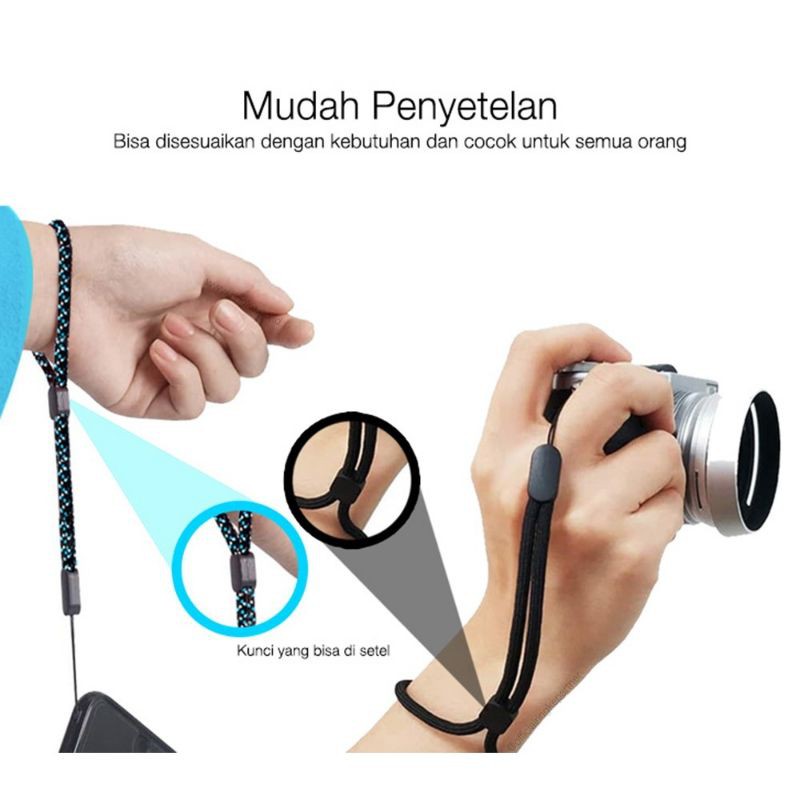 Wrist Strap Lanyard Hand Strap Tali Gantungan Handphone / USB / Flashdisk