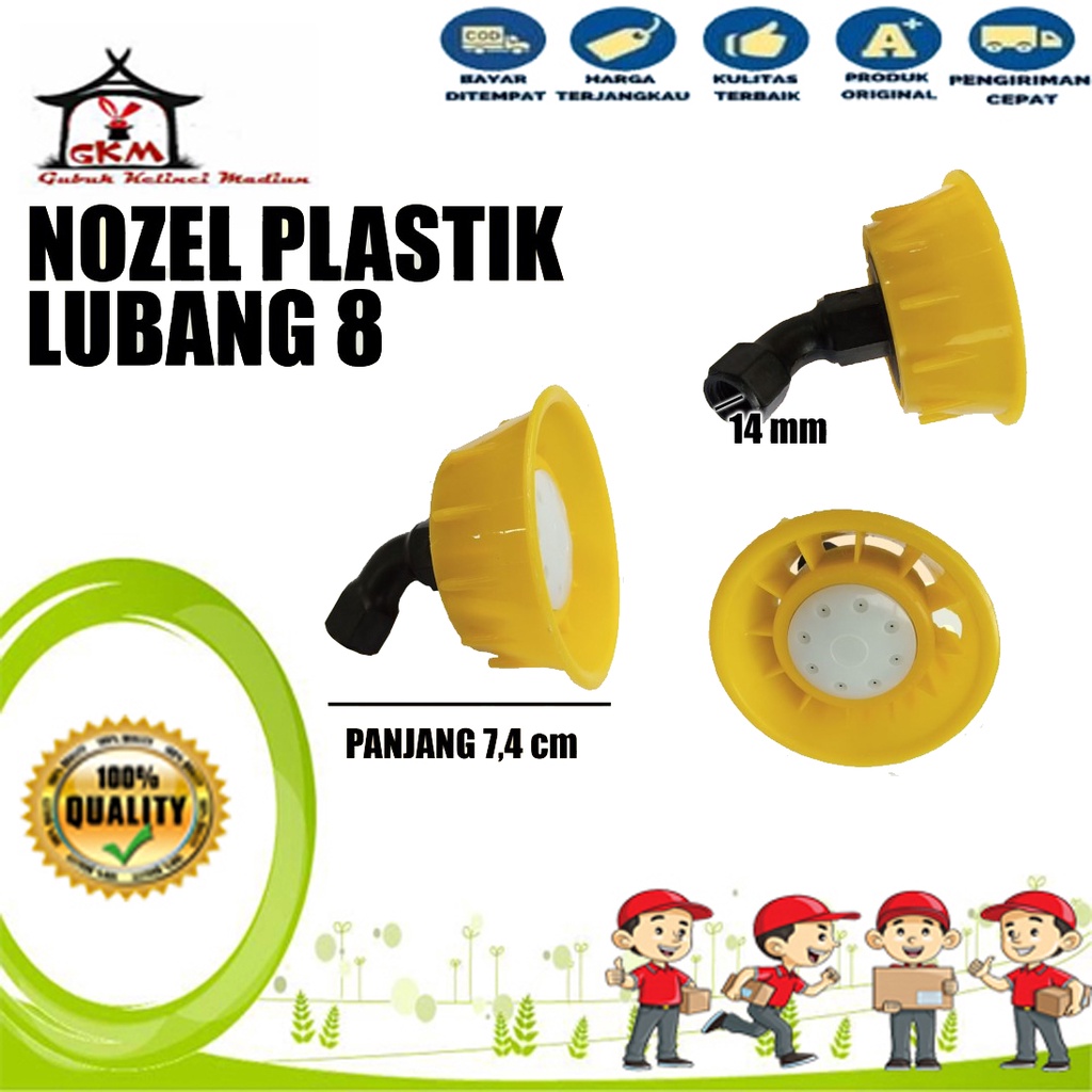 Nozel Plastik Lubang 8