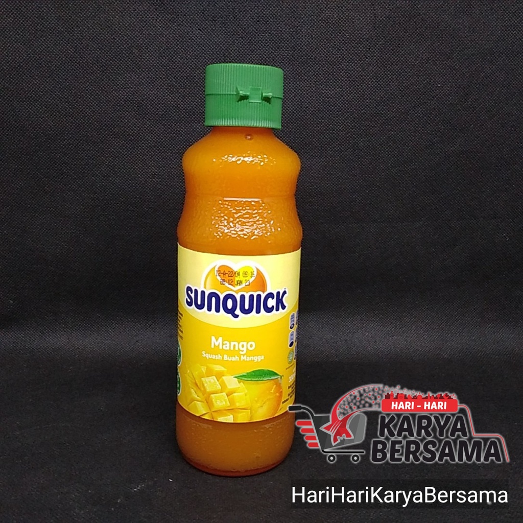 

MINUMAN SIRUP SYRUP SUNQUICK MANGO BOTOL 330ML