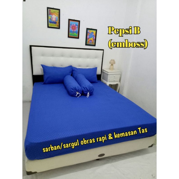 sprei polos. seprai emboss , homemade,sprei polos pepsi murah