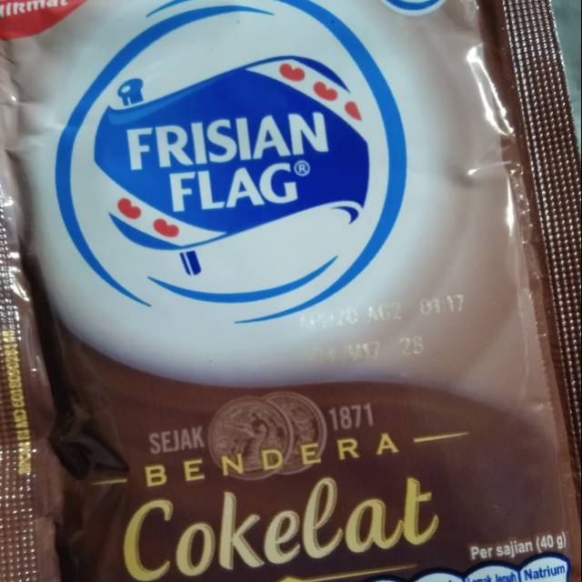 

Susu bendera frisian flag coklat sachet 40gr 1 set 3 set 1 renteng isi 6