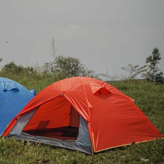 Tenda Camping Compass Kapasitas 2 Orang Double Layer Frame Alloy / Tenda Compass LWY 2 Kapasitas Ora