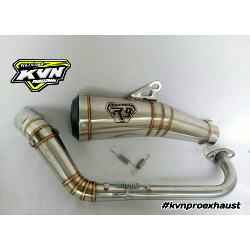 KNALPOT RACING R9 SARANG TAWON UNTUK MOTOR BEAT MIO AEROX NMAX
