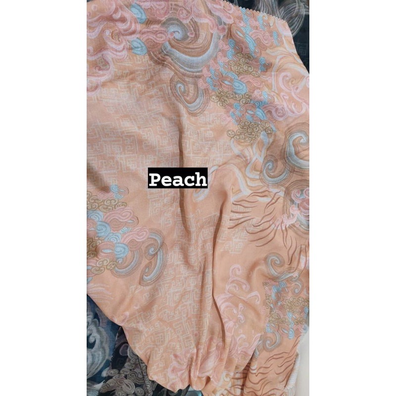 Buttonscarves Wave Series - Peach