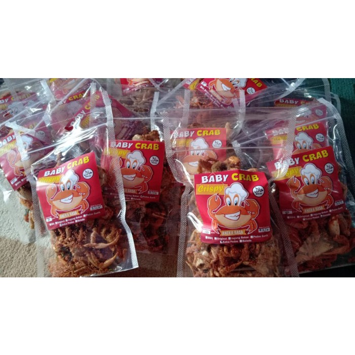 

⭐ COD ⭐ [Promo] Paket Cicip Camilan Halal Baby Crab Crispy 6 pcs - 250 gr