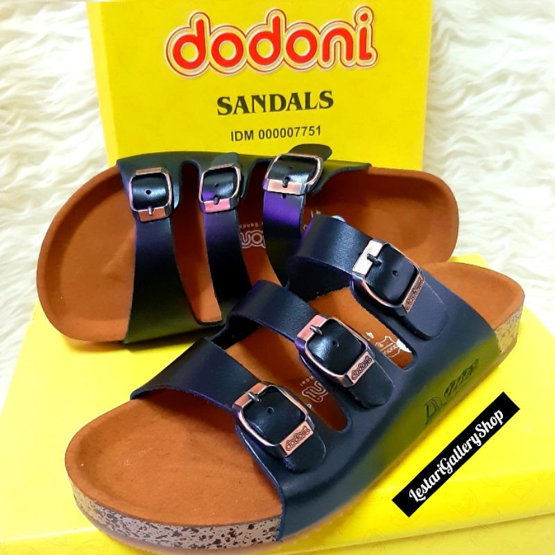 [LESTARIGalleryShop] Sandal Dodoni New Kulit Asli Tali 3 [COD MEDAN] STOK BARU