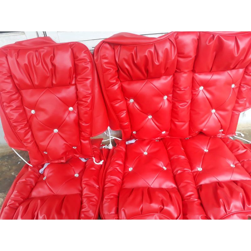 sarung jok mobil L300 sofa merah