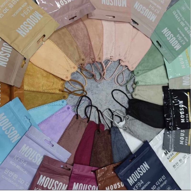 Masker KF94 Korea Mouson Original We Mask 4 Ply Careion isi 10pcs